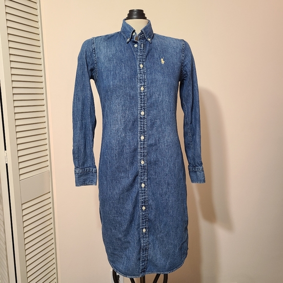 Ralph Lauren Dresses & Skirts - Ralph Lauren chambray denim short dress